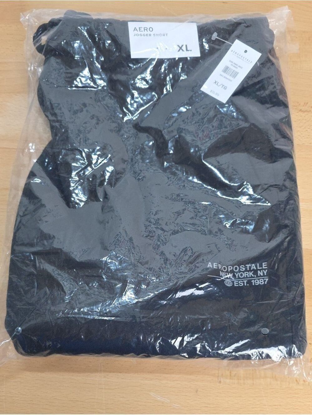 Aeropostale Black AERO Jogger Shorts XL